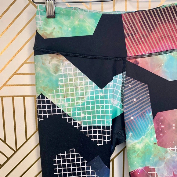 Reebok Cosmos Lux Bold Tight Speedwick Galaxy - Picture 3 of 10